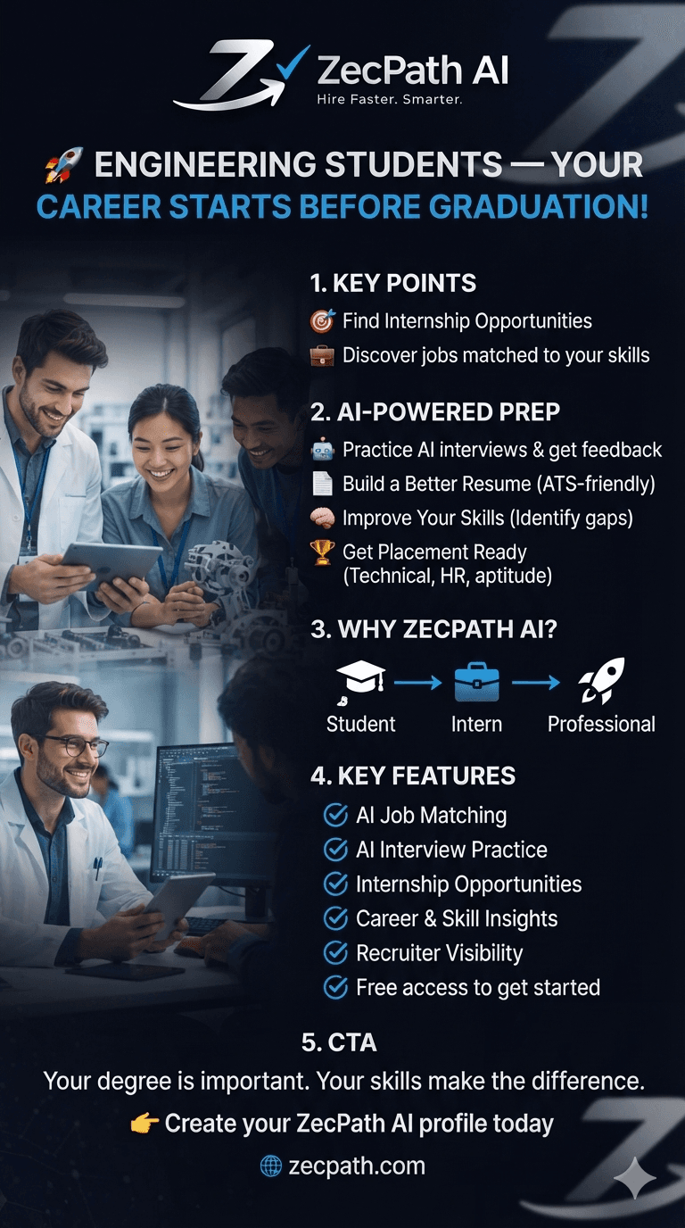 Engineering Students — Your Career Starts Before Graduation!